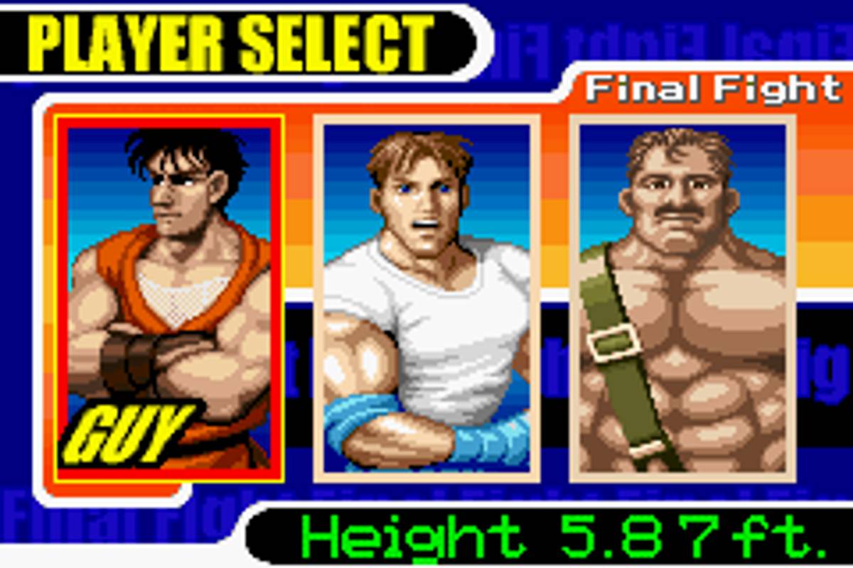 Final Fight One ROM - GBA screenshot 3