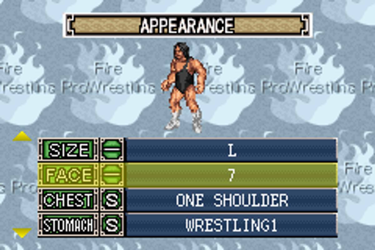 Fire Pro Wrestling 2 ROM - GBA screenshot 2