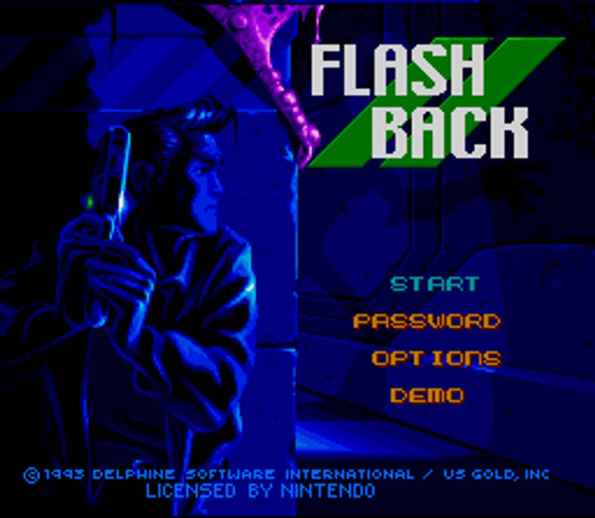 Flashback: The Quest for Identity ROM - SNES screenshot 1