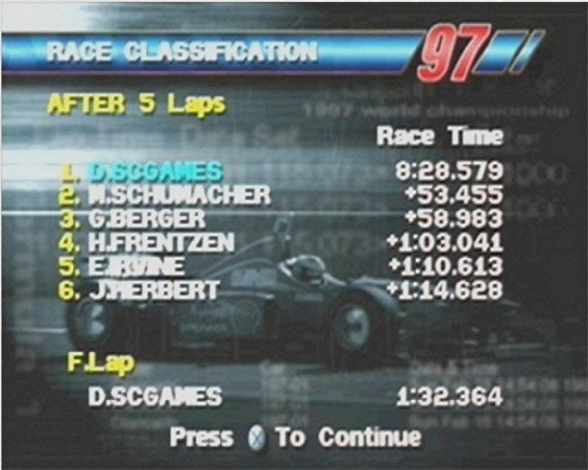 Formula 1: Championship Edition ISO - PS1 screenshot 2