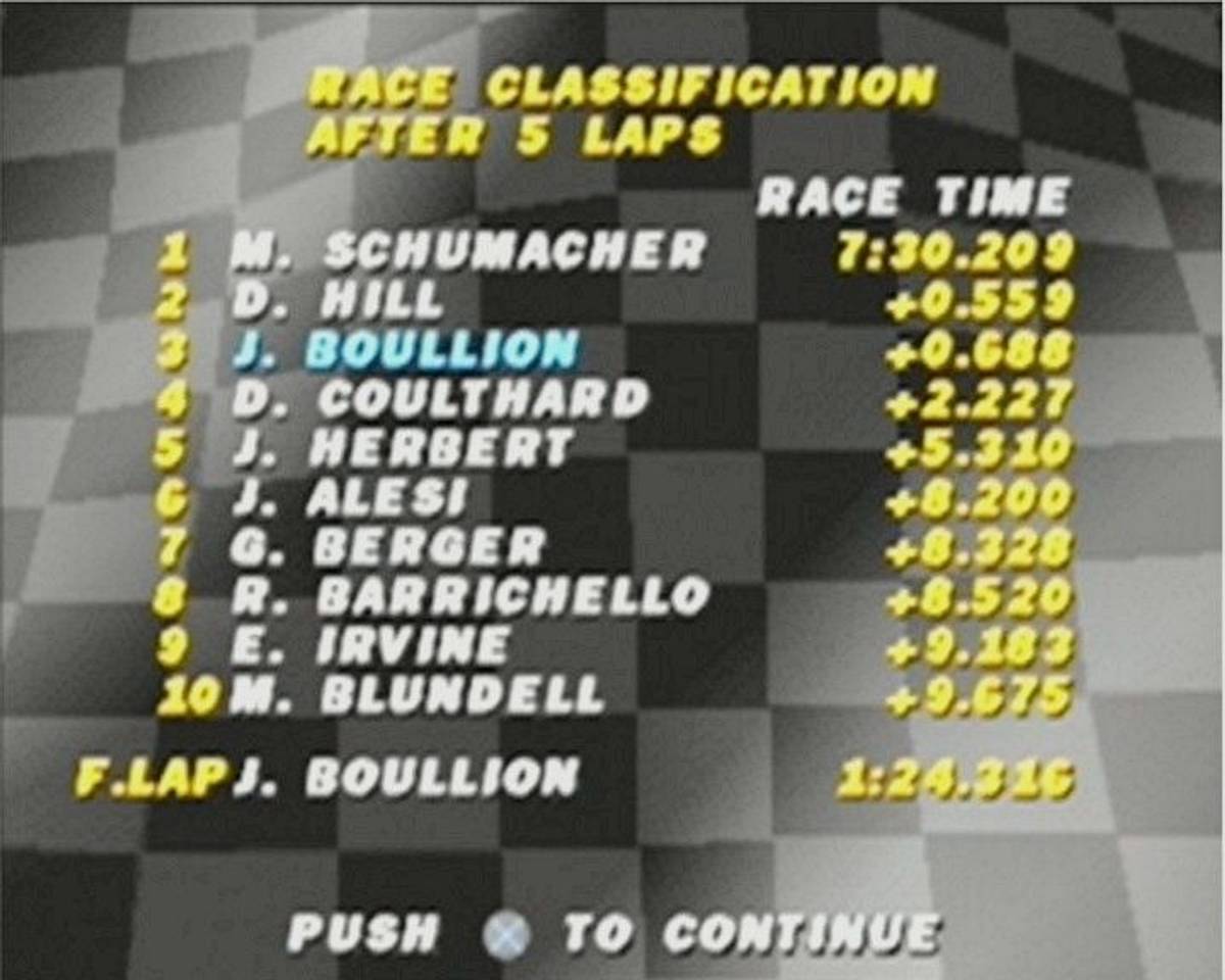 Formula 1 ISO - PS1 screenshot 10