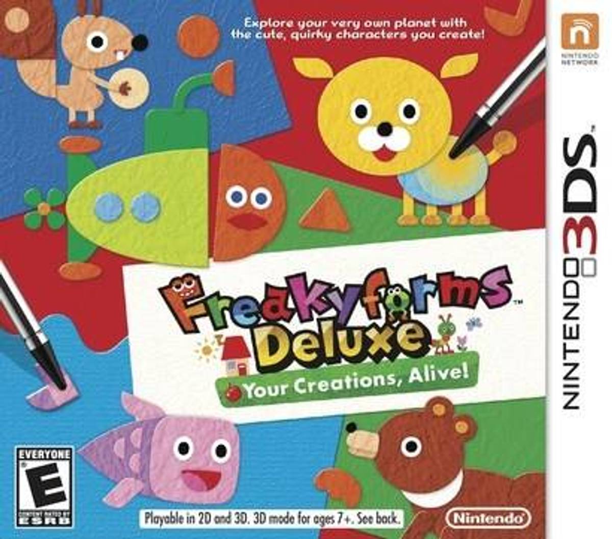 Download Torrent Freakyforms Deluxe: Your Creations, Alive! ROM – 3DS