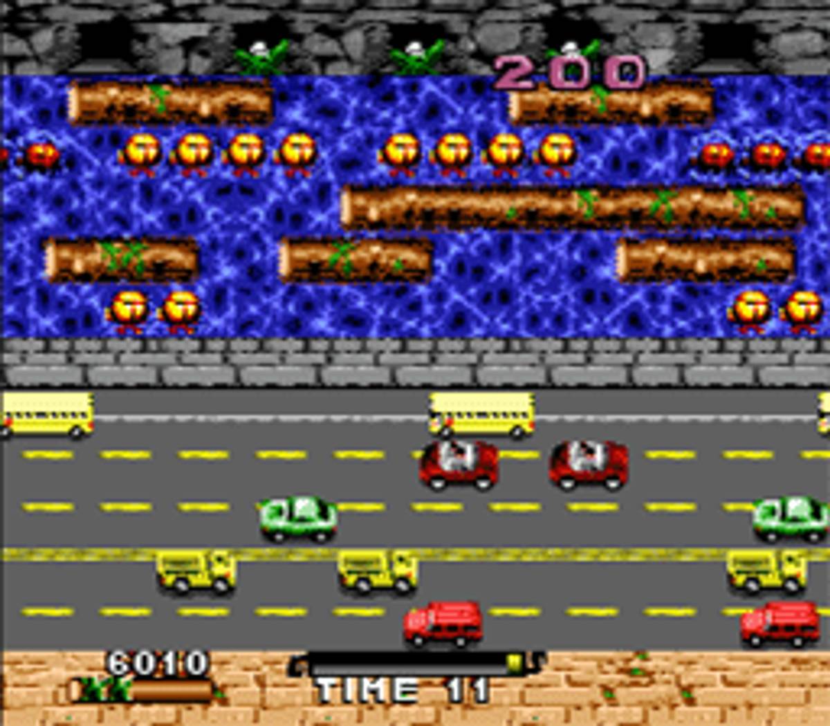 Frogger ROM - SNES screenshot 4