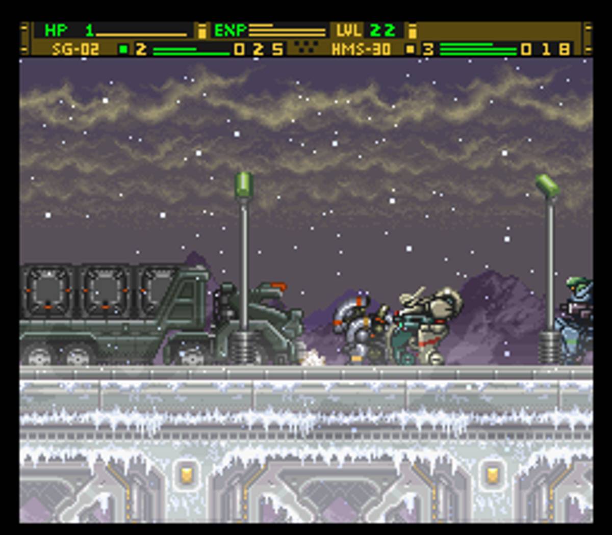 Front Mission: Gun Hazard ROM - SNES screenshot 7