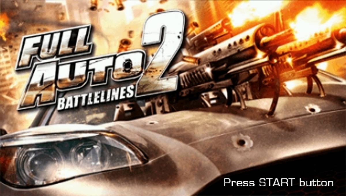 Full Auto 2: Battlelines  ISO - PSP screenshot 1