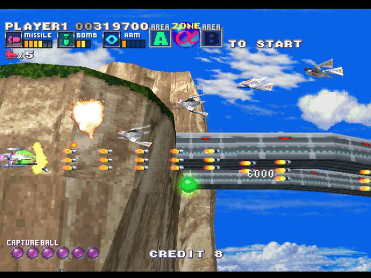 G Darius ISO - PS1 screenshot 4