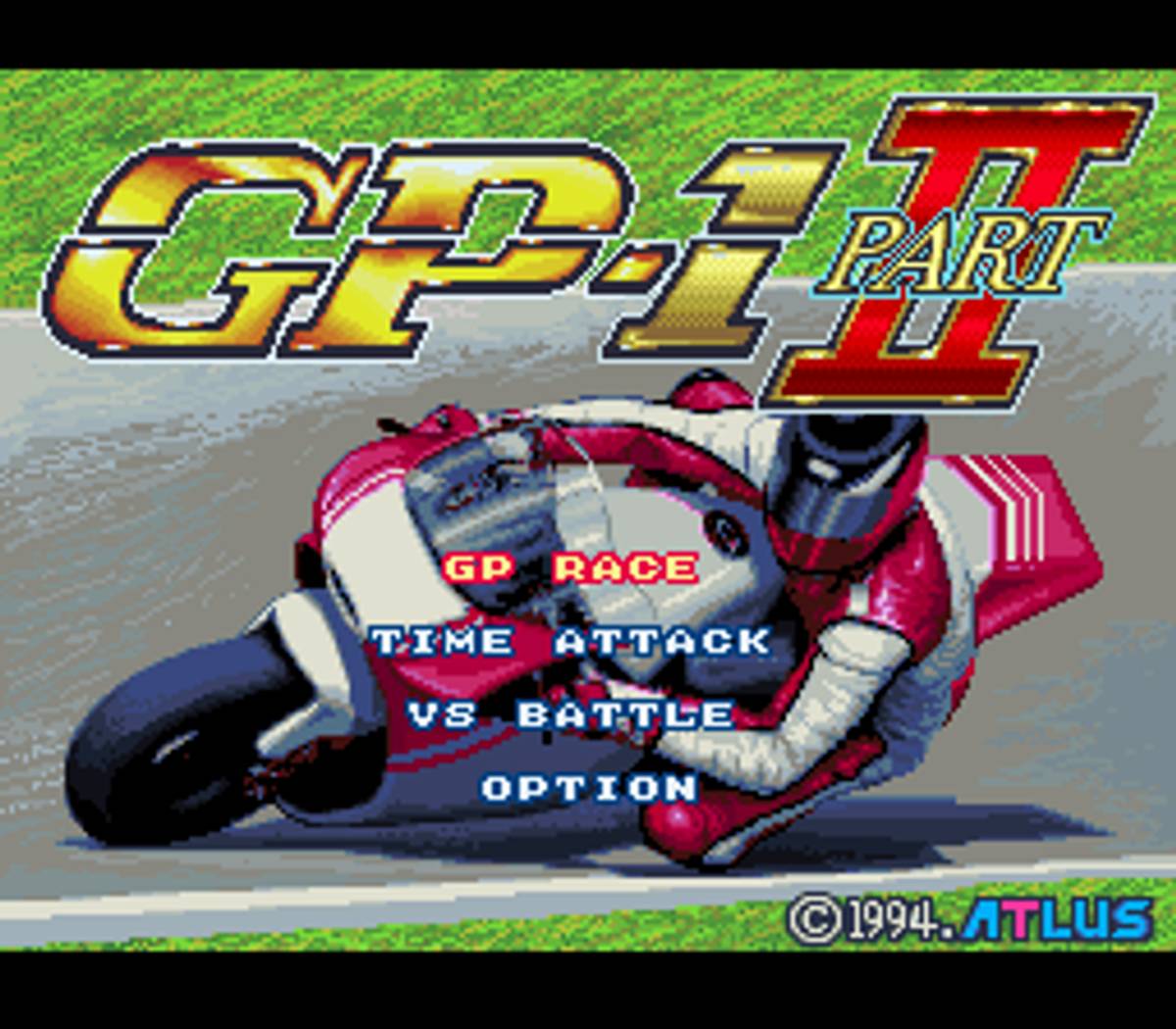 GP-1 Part II ROM - SNES screenshot 1
