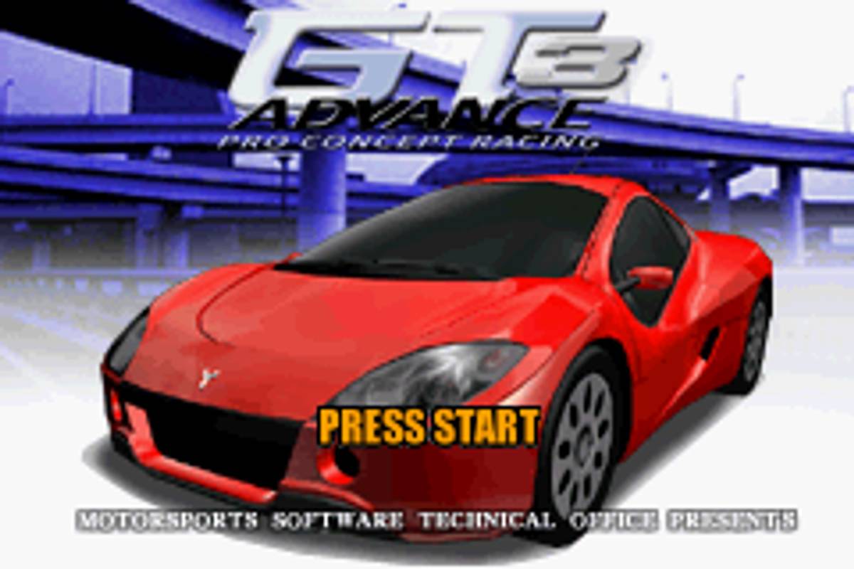 GT Advance 3: Pro Concept Racing ROM - GBA screenshot 1