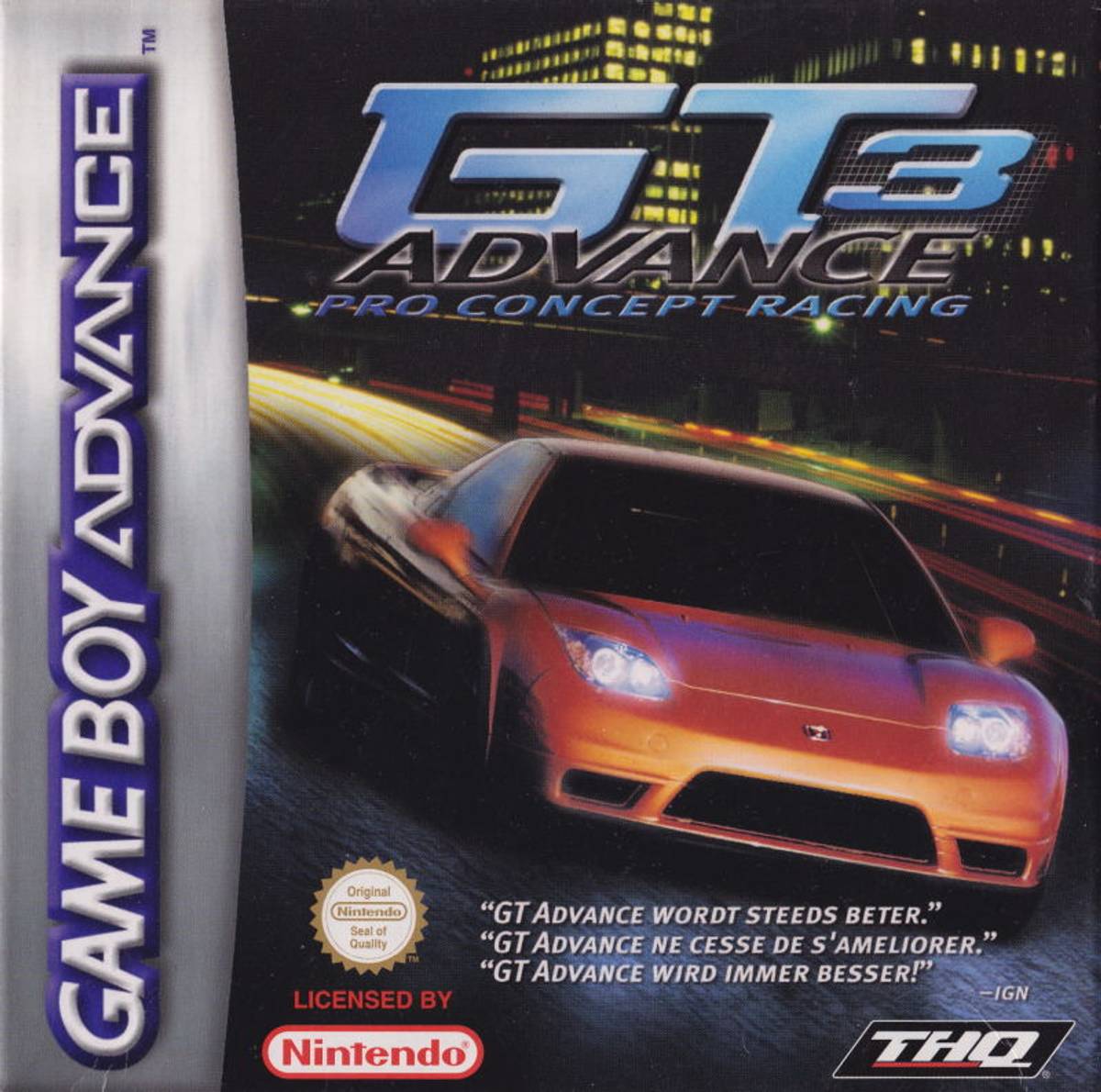 Download Torrent GT Advance 3: Pro Concept Racing ROM – GBA