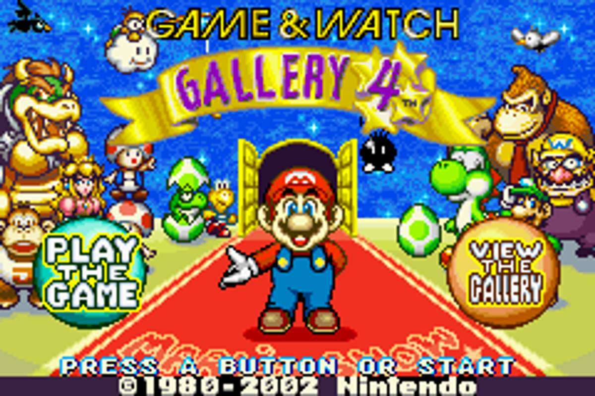 Game & Watch Gallery 4 ROM - GBA screenshot 1