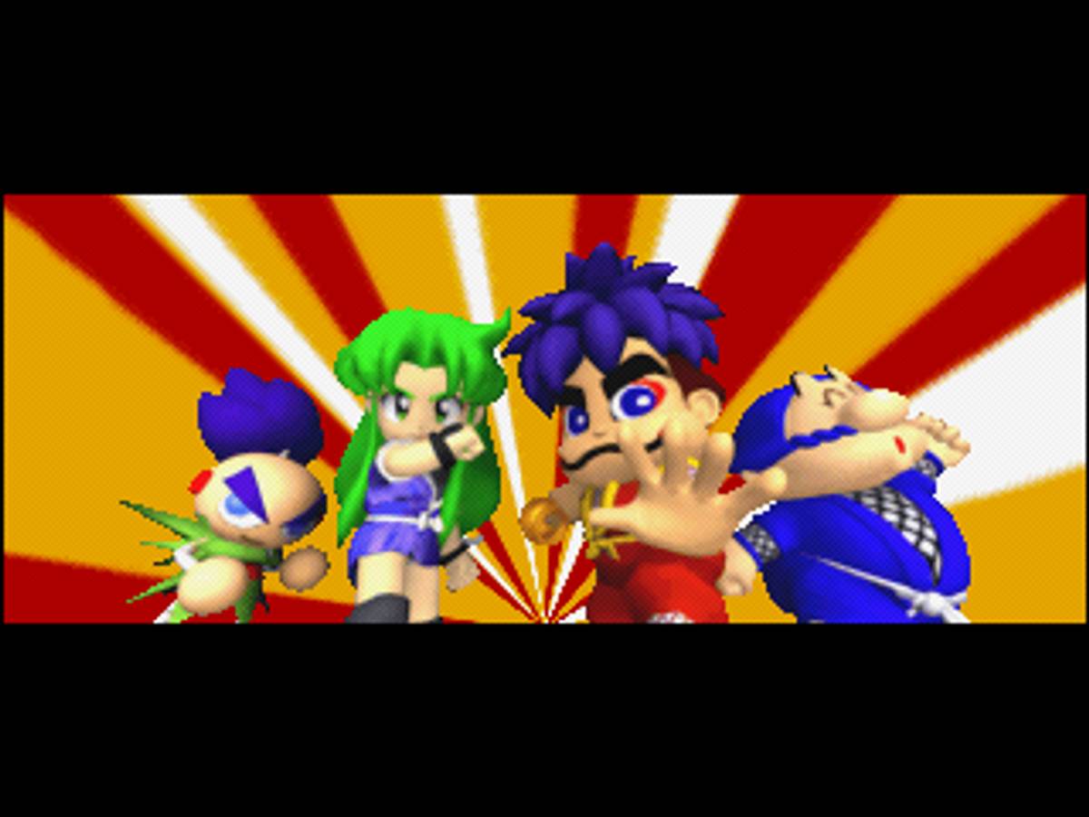 Ganbare Goemon: Ōedo Daikaiten ISO - PS1 screenshot 2