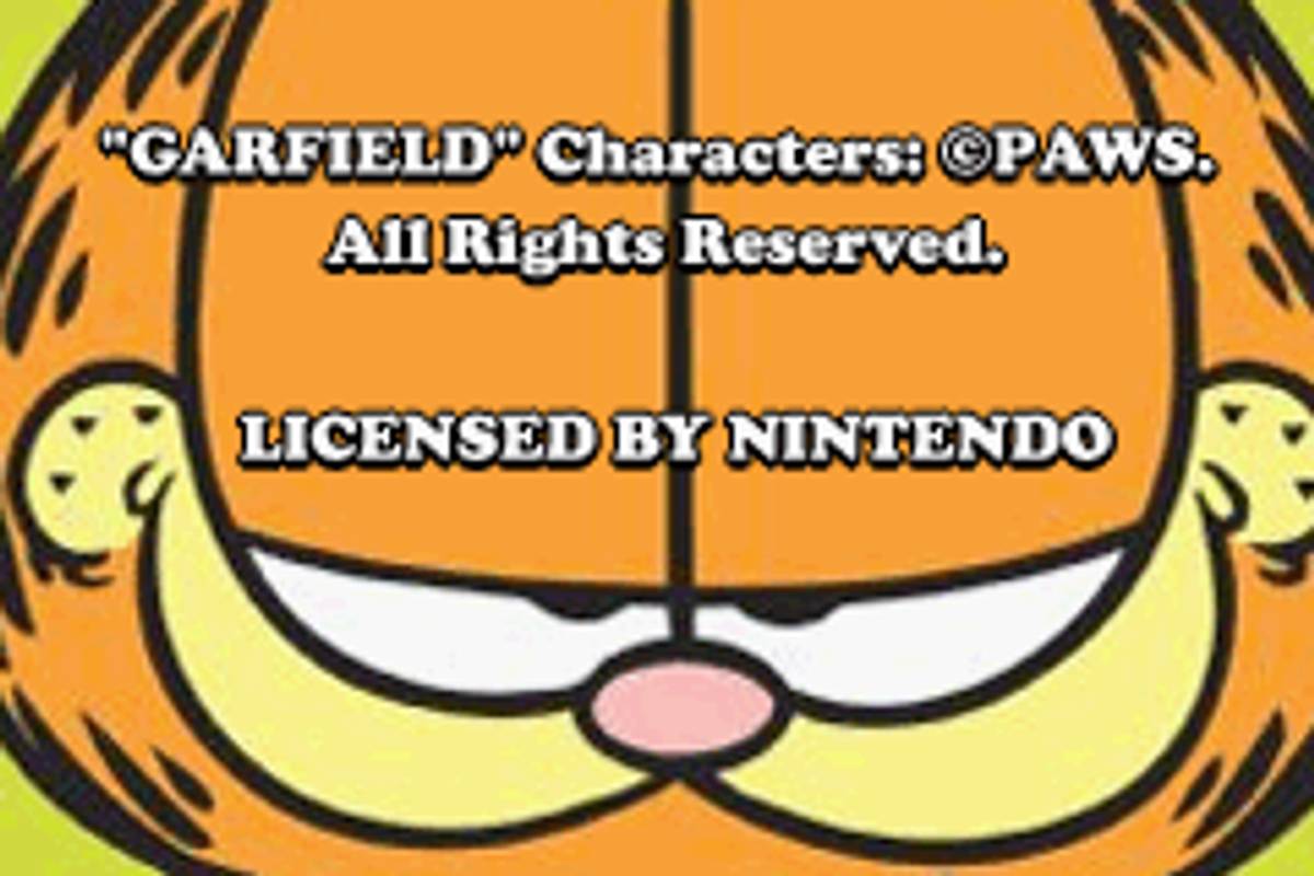 Garfield and his Nine Lives ROM - GBA screenshot 1