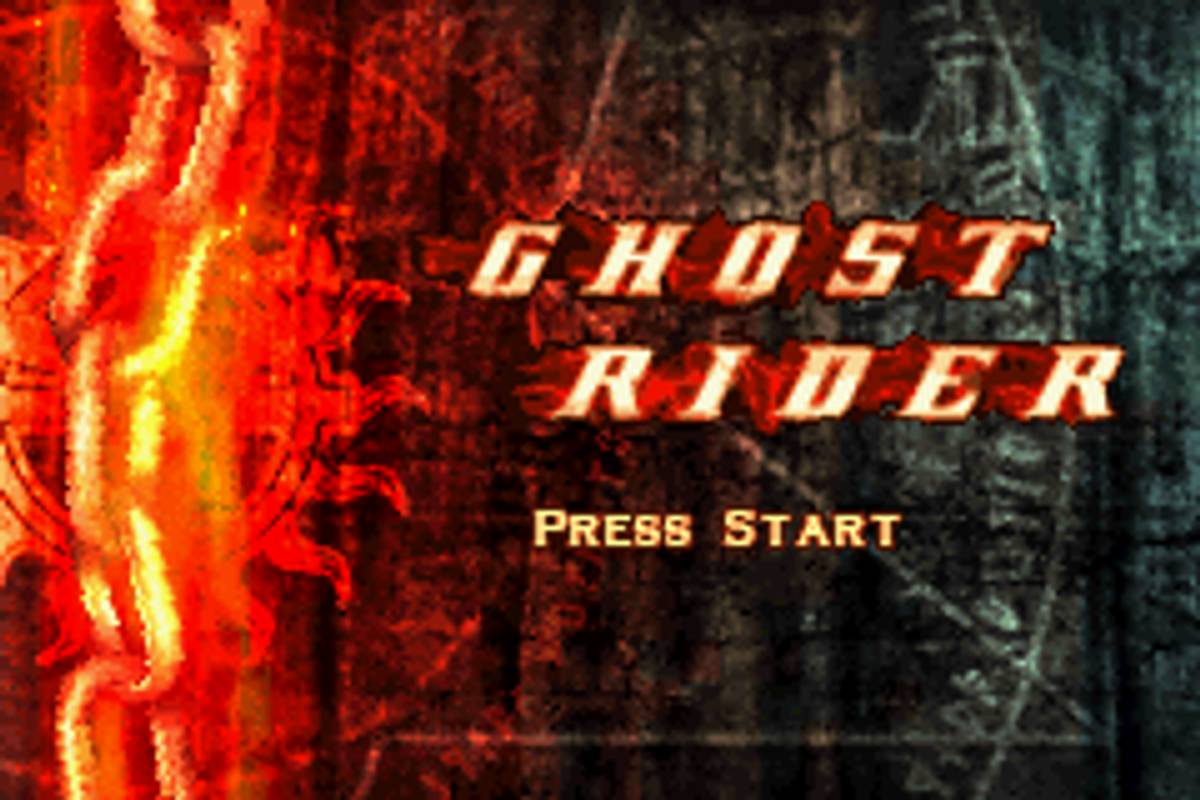 Ghost Rider ROM - GBA screenshot 1