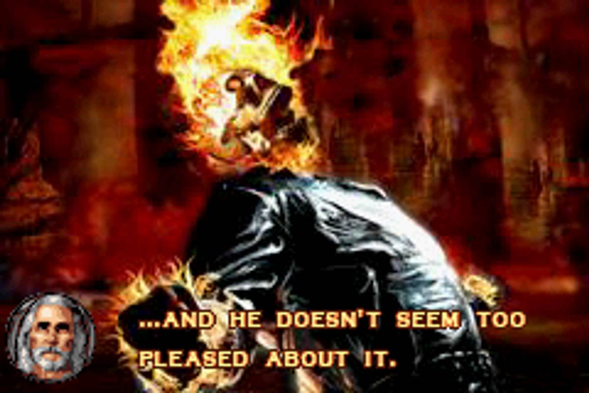 Ghost Rider ROM - GBA screenshot 2