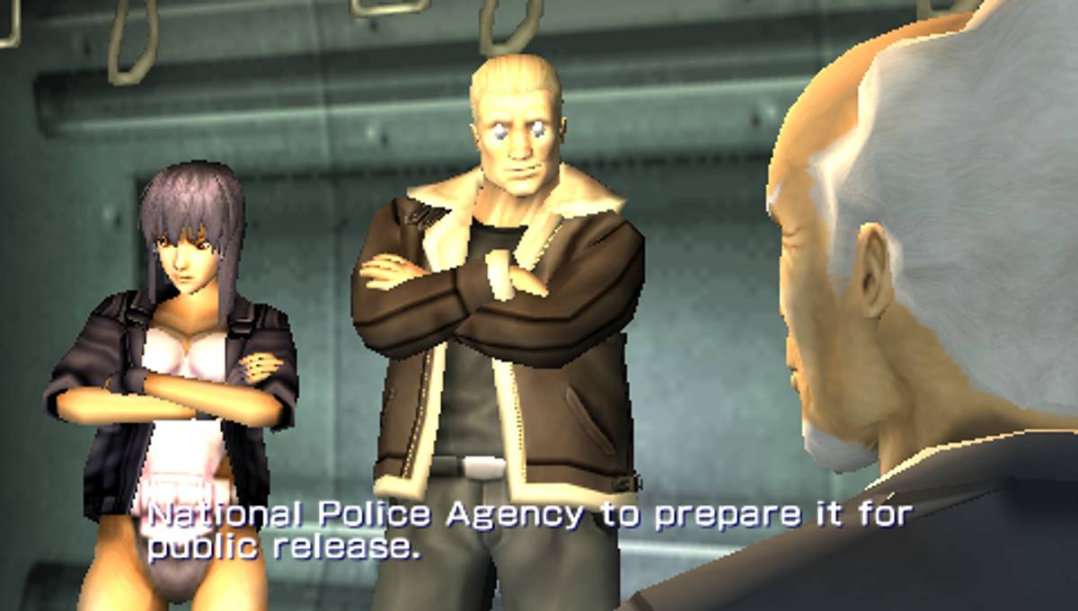 Ghost in the Shell: Stand Alone Complex ISO - PSP screenshot 2