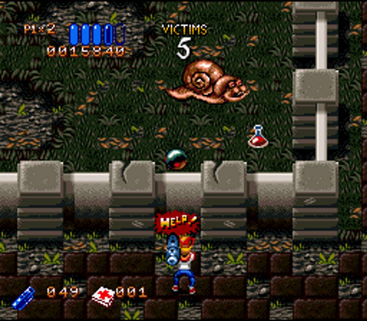 Ghoul Patrol ROM - SNES screenshot 8