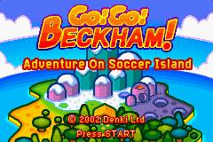 Go! Go! Beckham! Adventure On Soccer Island ROM - GBA screenshot 1