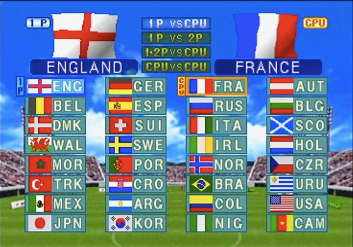 Goal Storm '97 ISO - PS1 screenshot 3