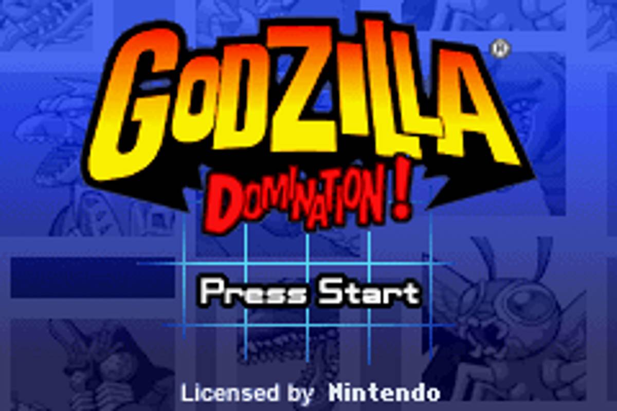 Godzilla: Domination! ROM - GBA screenshot 1
