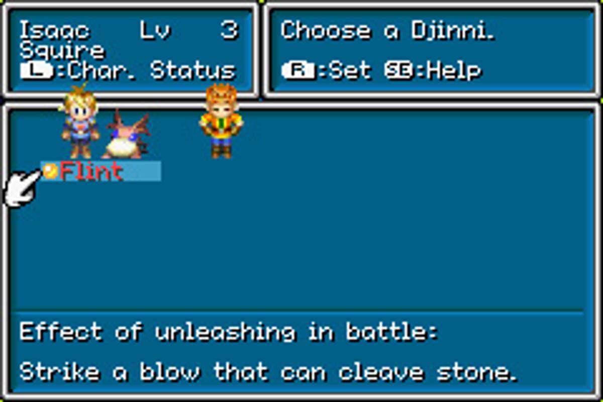 Golden Sun ROM - GBA screenshot 2