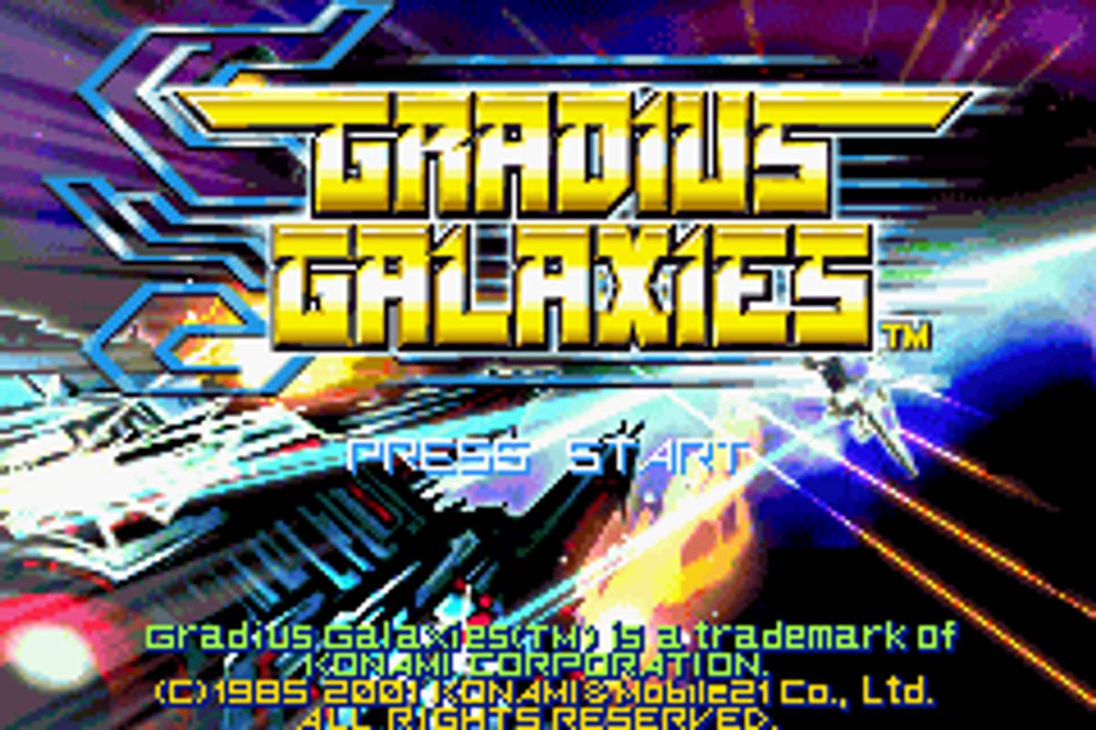 Gradius Galaxies ROM - GBA screenshot 1
