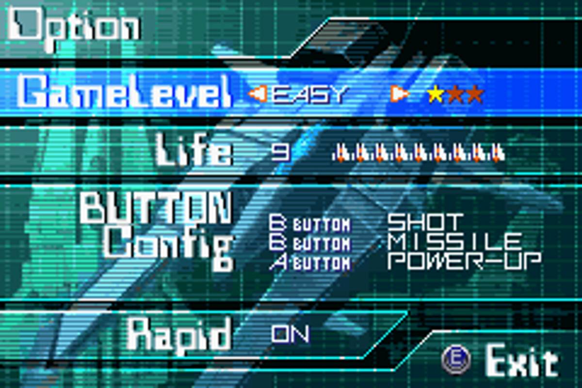 Gradius Galaxies ROM - GBA screenshot 2