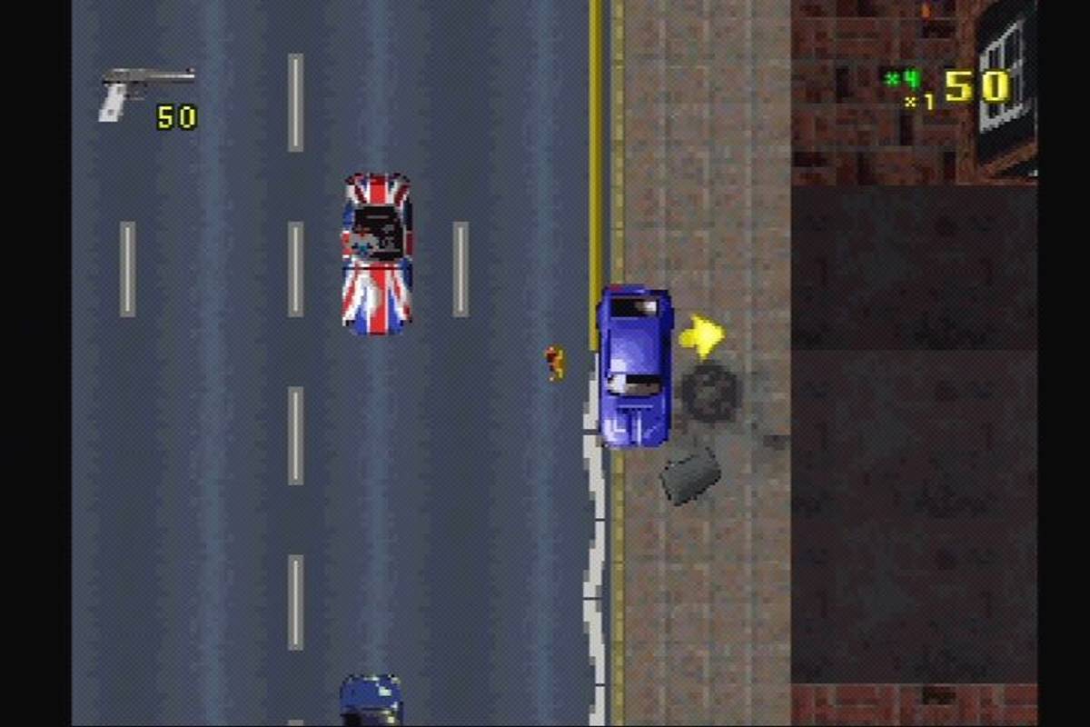 Grand Theft Auto: Mission Pack #1 - London 1969 ISO - PS1 screenshot 6