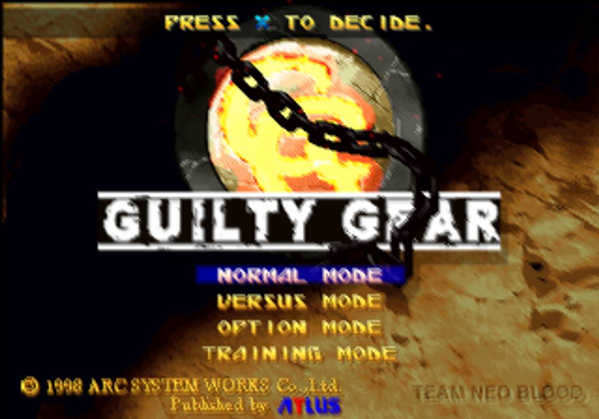 Guilty Gear ISO - PS1 screenshot 1