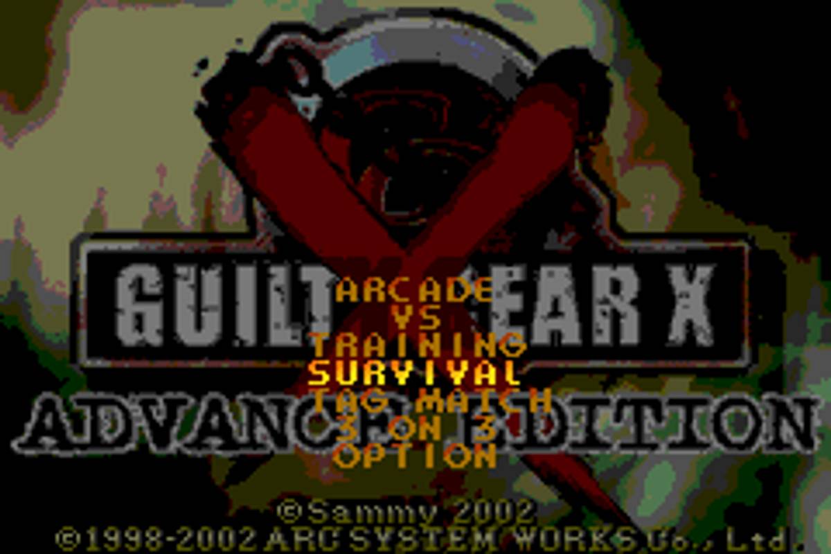 Guilty Gear X Advance Edition ROM - GBA screenshot 2