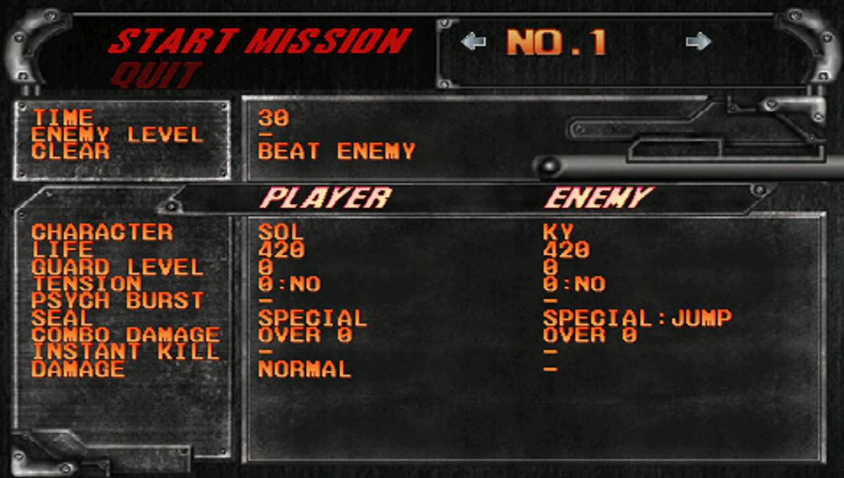 Guilty Gear X2: The Midnight Carnival #Reload ISO - PSP screenshot 10
