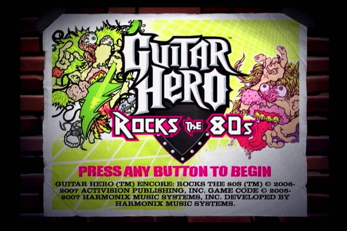 Guitar Hero Encore: Rocks the 80s ISO - PS2 screenshot 3