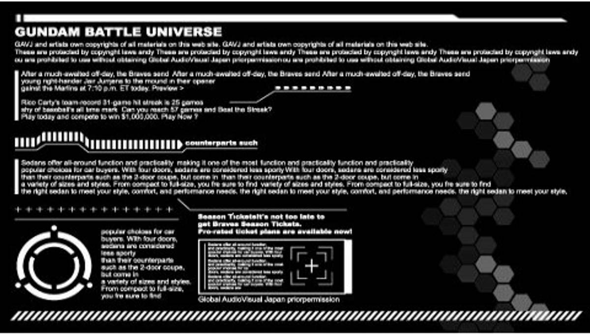 Gundam Battle Universe ISO - PSP screenshot 1