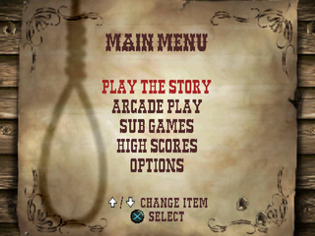 Gunfighter: The Legend of Jesse James ISO - PS1 screenshot 1