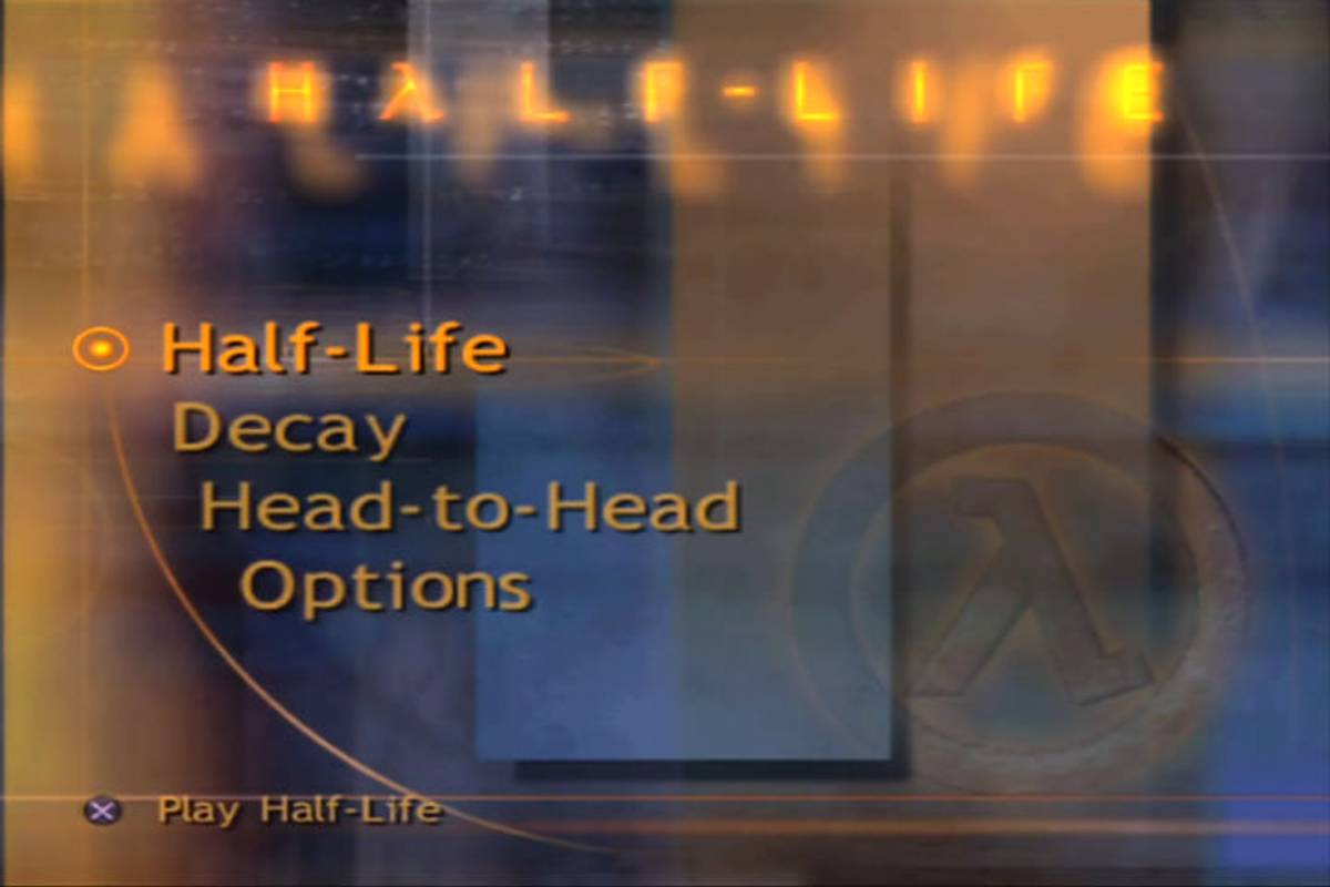 Half-Life ISO - PS2 screenshot 1