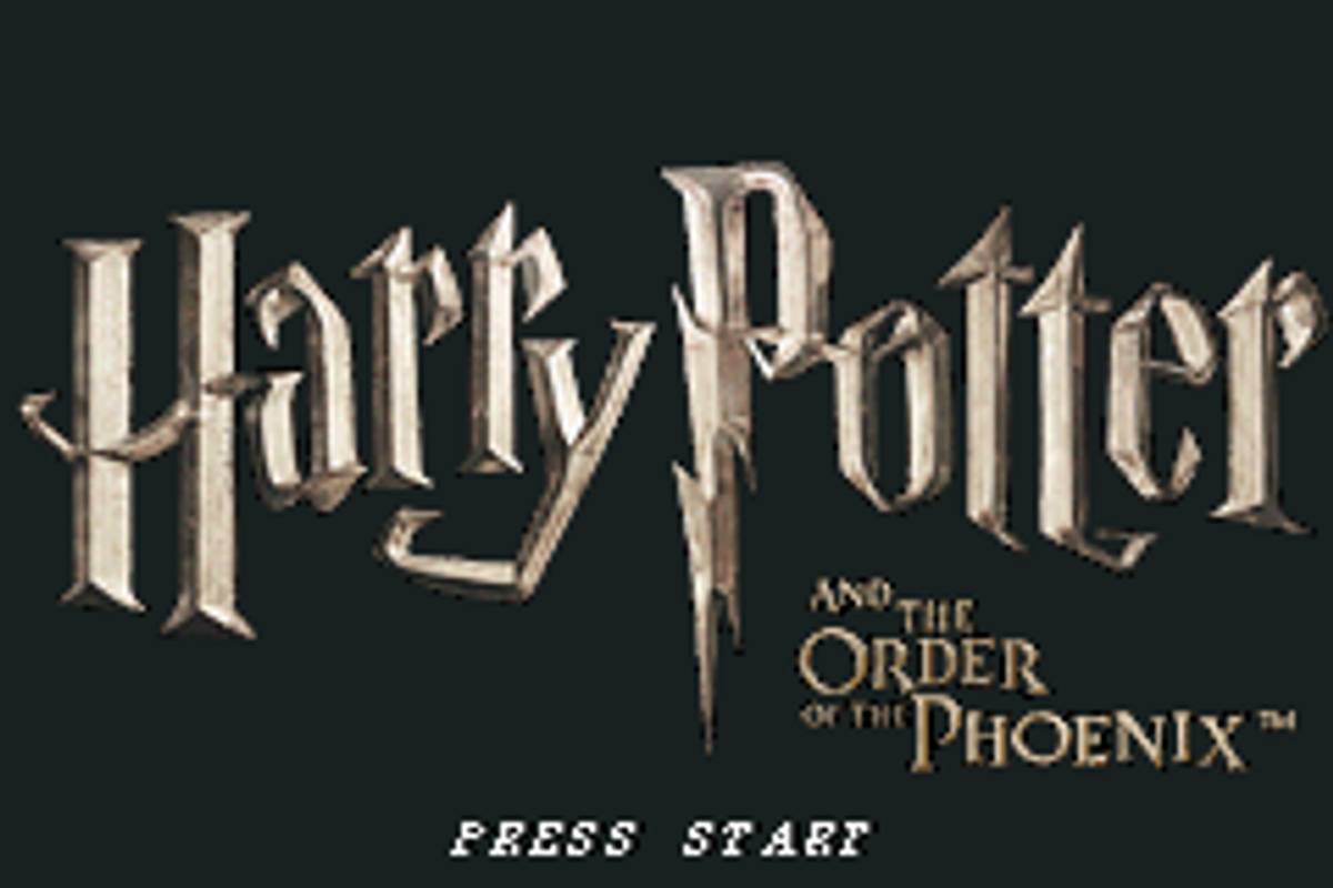 Harry Potter and the Order of the Phoenix ROM - GBA screenshot 1