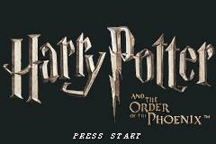 Harry Potter and the Order of the Phoenix ROM - GBA screenshot 1