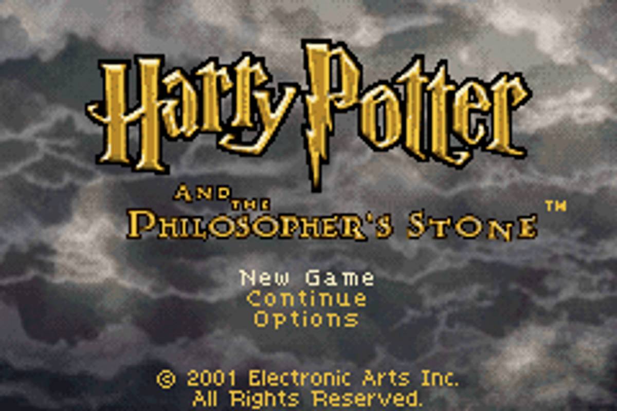 Harry Potter and the Sorcerer's Stone ROM - GBA screenshot 1