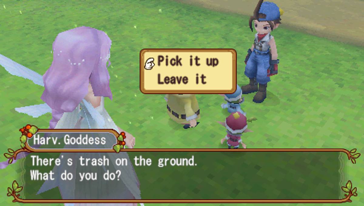 Harvest Moon: Hero of Leaf Valley ISO - PSP screenshot 3