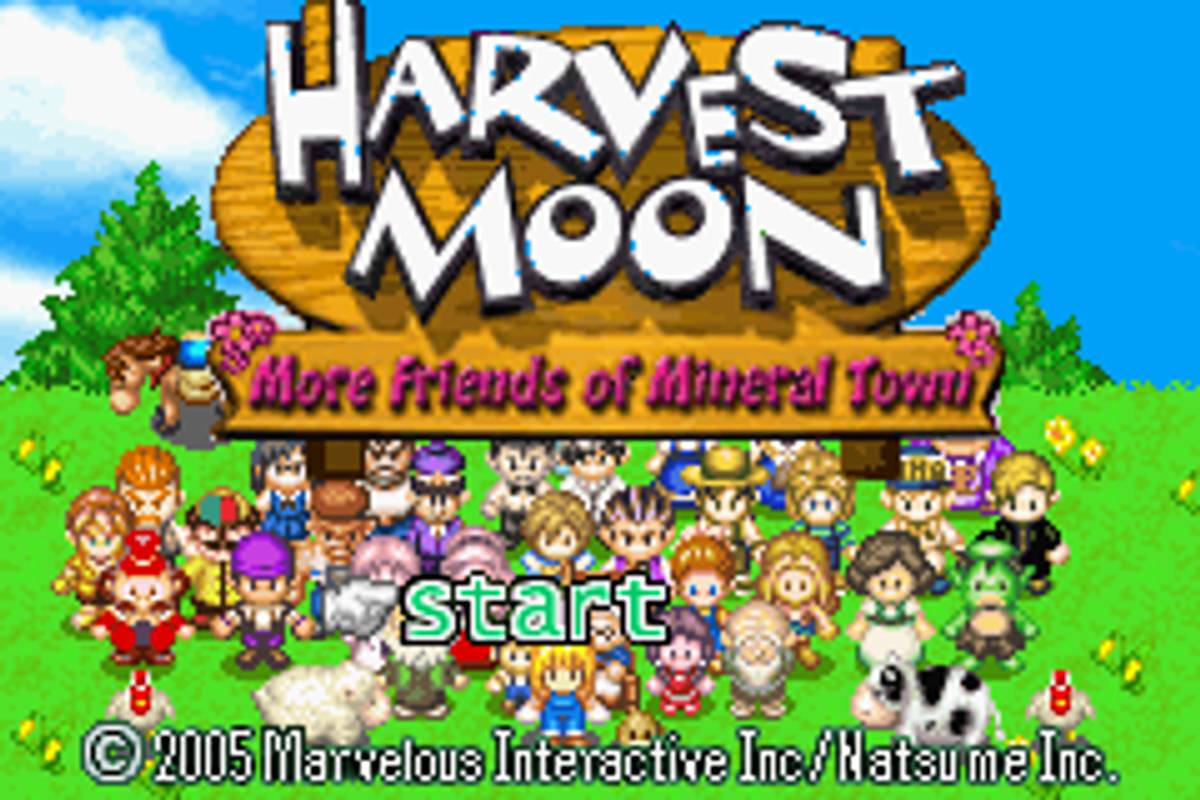Harvest Moon: More Friends of Mineral Town ROM - GBA screenshot 1