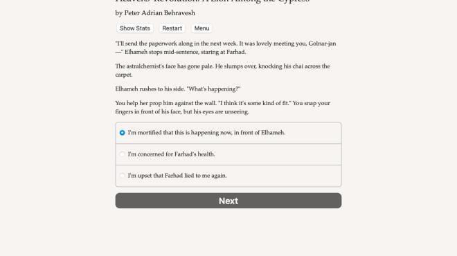 Heavens' Revolution: A Lion Among the Cypress screenshot 2