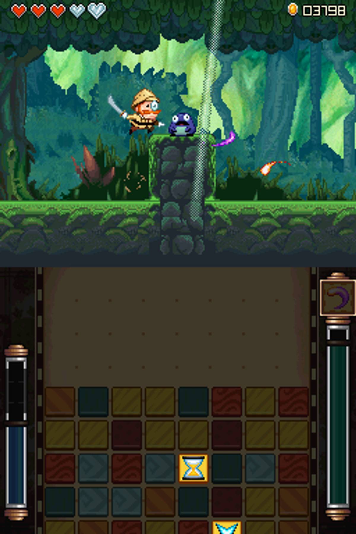 Henry Hatsworth in the Puzzling Adventure ROM - NDS screenshot 5