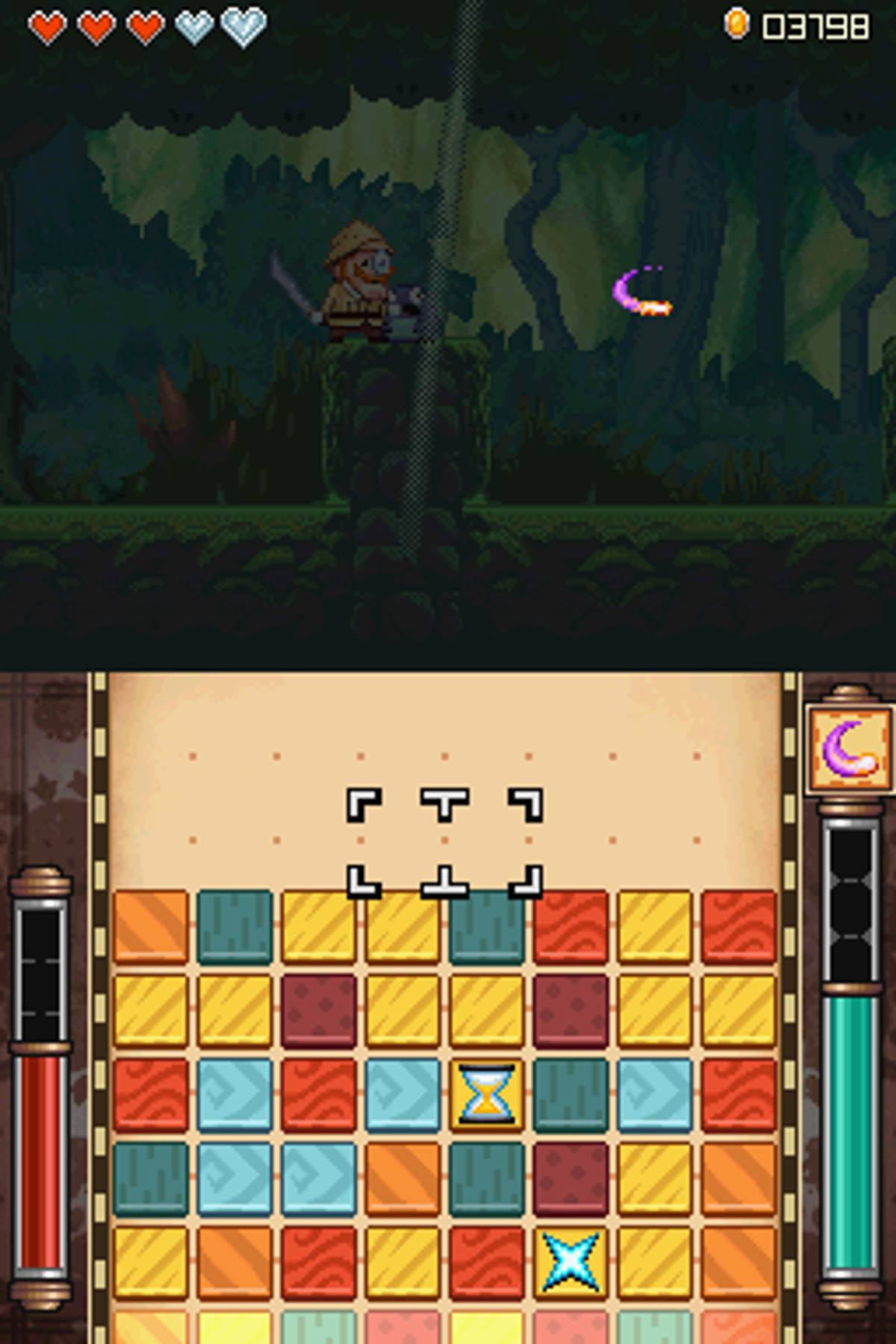 Henry Hatsworth in the Puzzling Adventure ROM - NDS screenshot 6