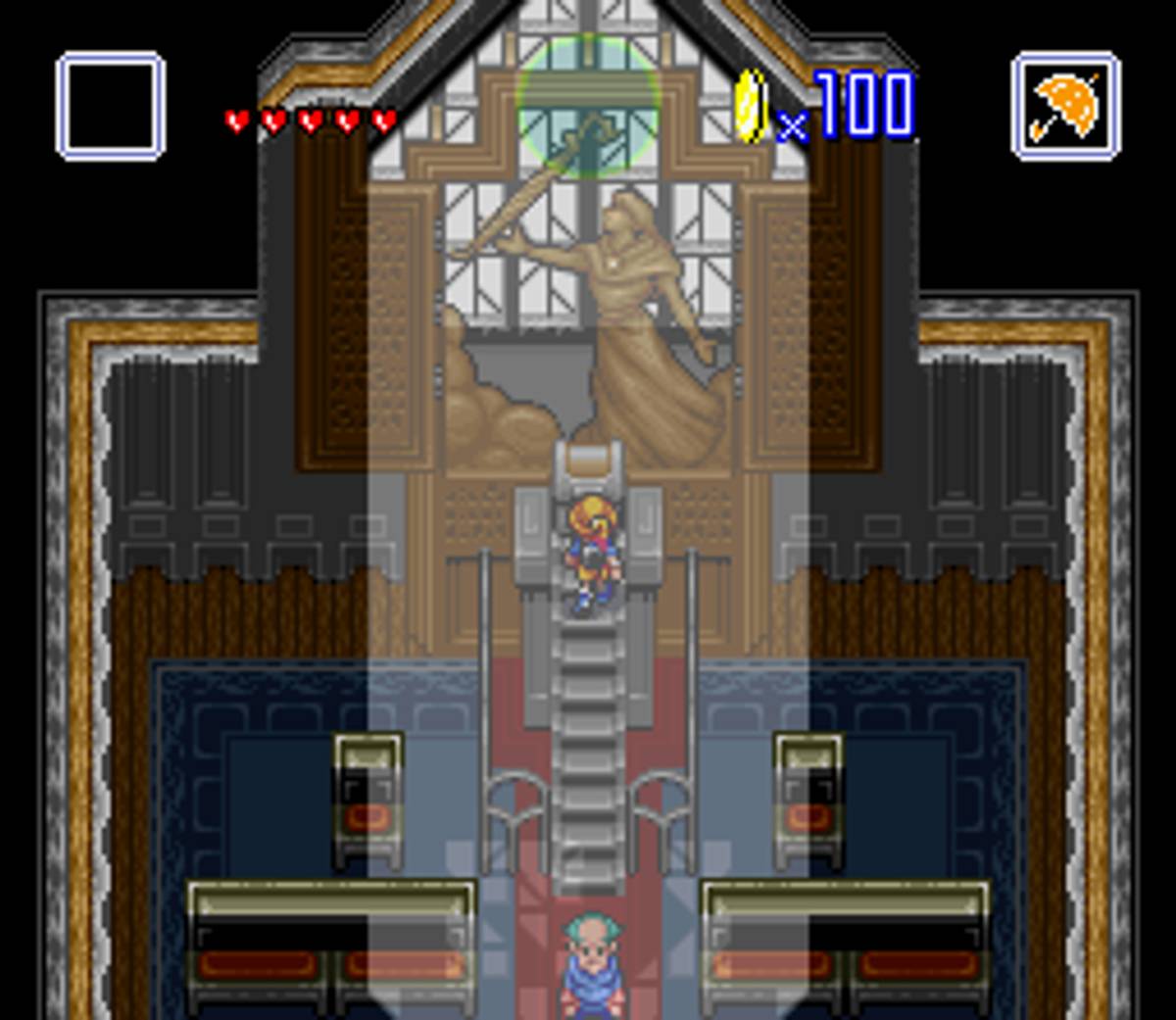 Holy Umbrella: Dondera no Mubo ROM - SNES screenshot 5