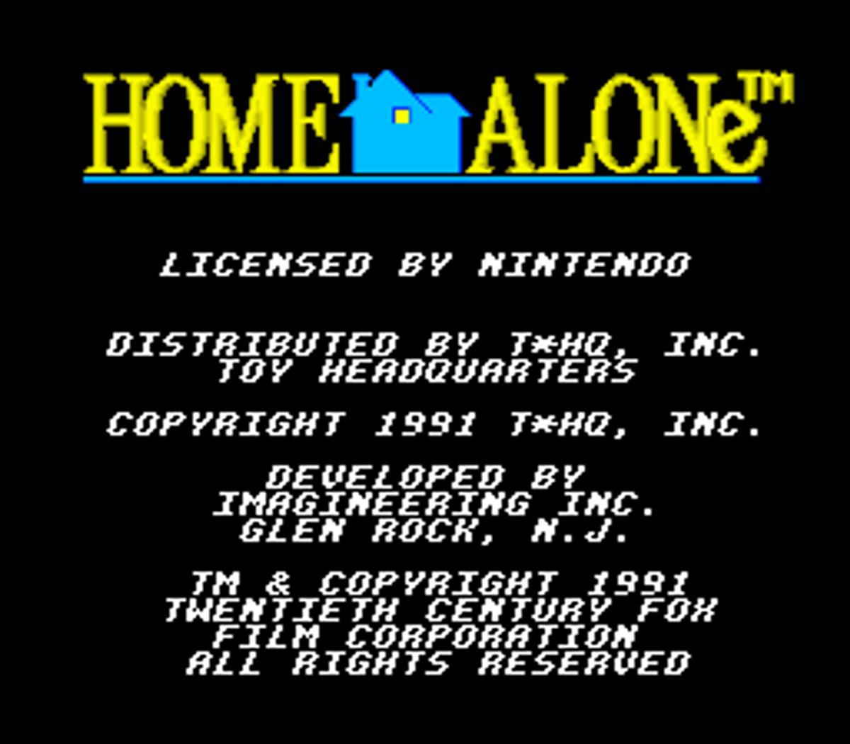 Home Alone ROM - SNES screenshot 1