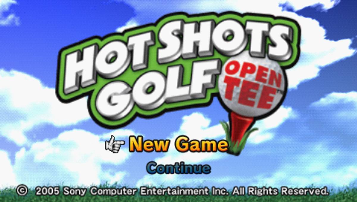 Hot Shots Golf: Open Tee ISO - PSP screenshot 1