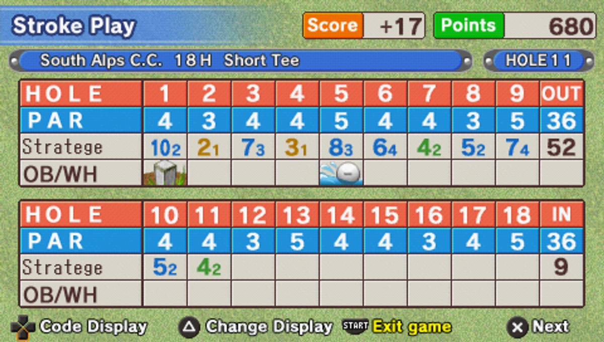 Hot Shots Golf: Open Tee ISO - PSP screenshot 10