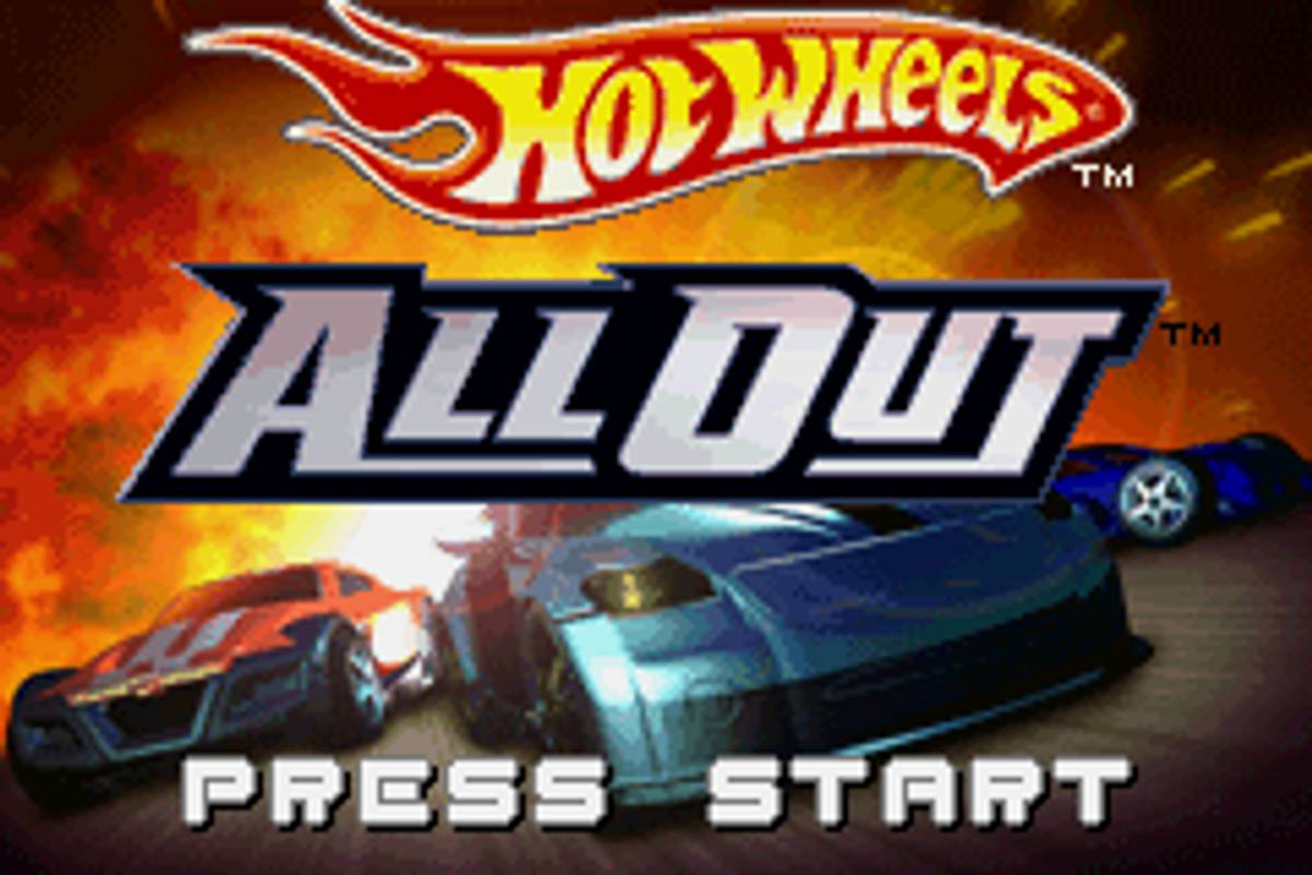 Hot Wheels: All Out ROM - GBA screenshot 1