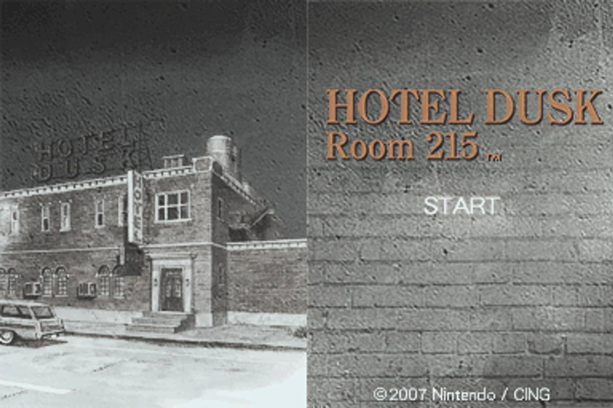 Hotel Dusk: Room 215 ROM - NDS screenshot 1