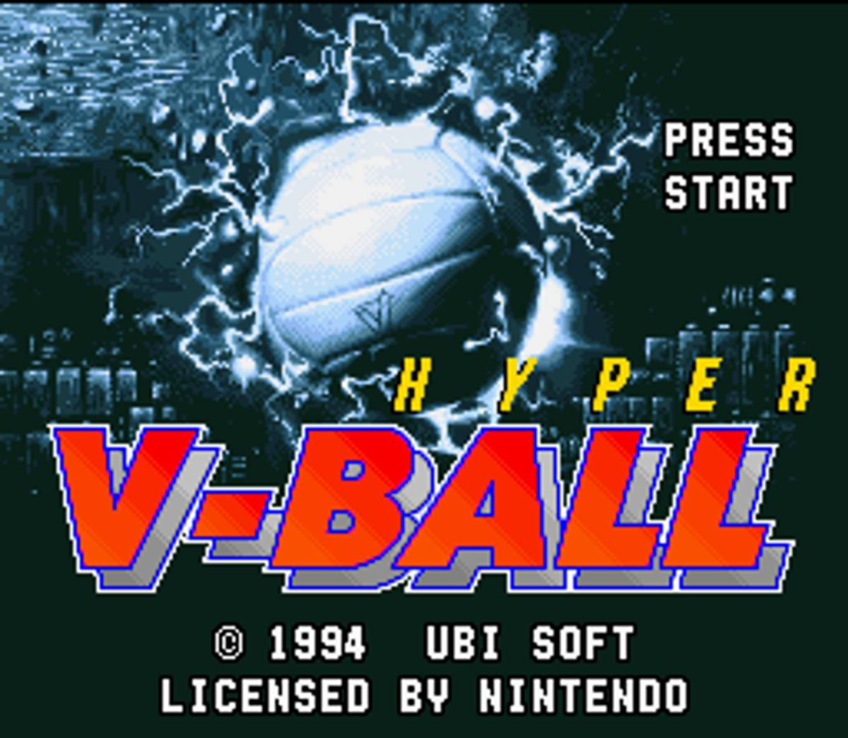 Hyper V-Ball ROM - SNES screenshot 1