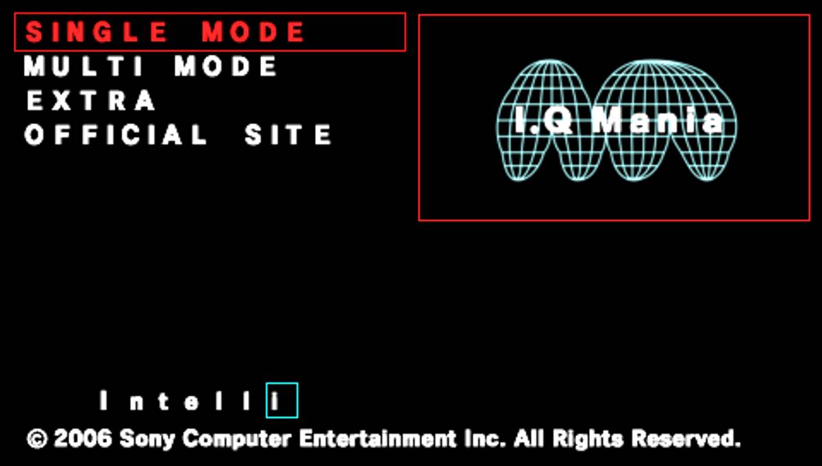 I.Q Mania ISO - PSP screenshot 1